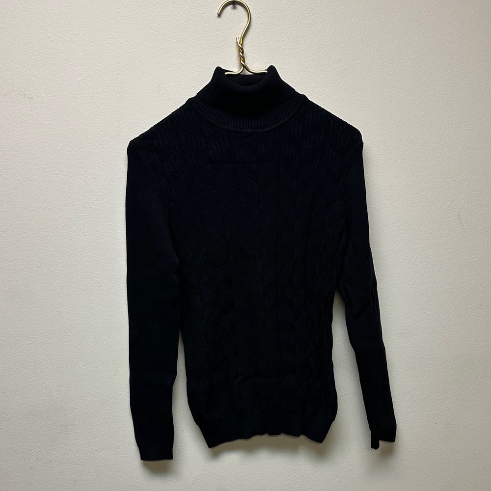Raymond Black Turtleneck Sweater